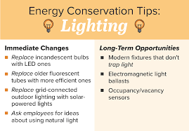 Long Term Energy Conservation Strategies